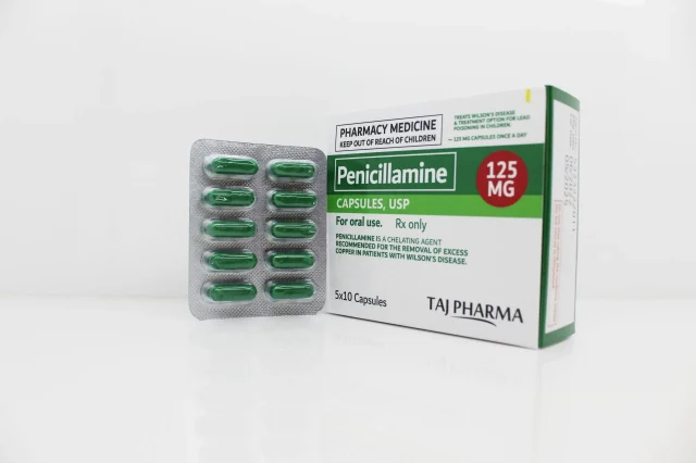 Penicillamine 125mg Capsules