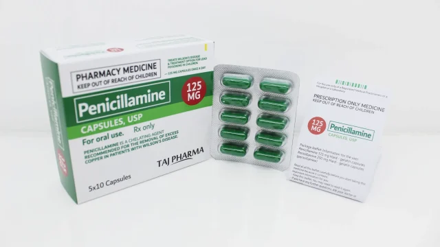 Penicillamine Capsules Manufacturer, Supplier in Vapi, Gujarat