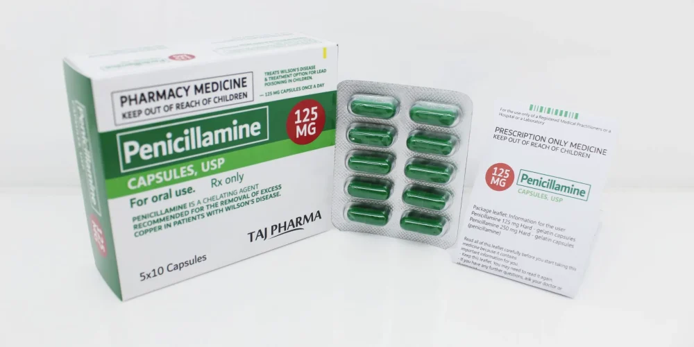 Penicillamine Capsules Manufacturer, Supplier in Vapi, Gujarat