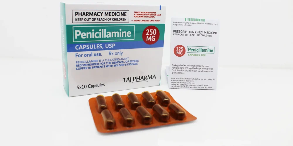 Penicillamine 250mg Capsules
