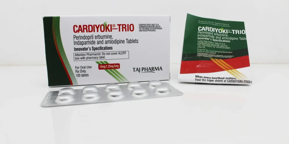Perindopril Erbumine 10mg, Indapamide 1.25mg, Amlodipine 5mg Tablets Manufacturer, Supplier in Vapi, Gujarat