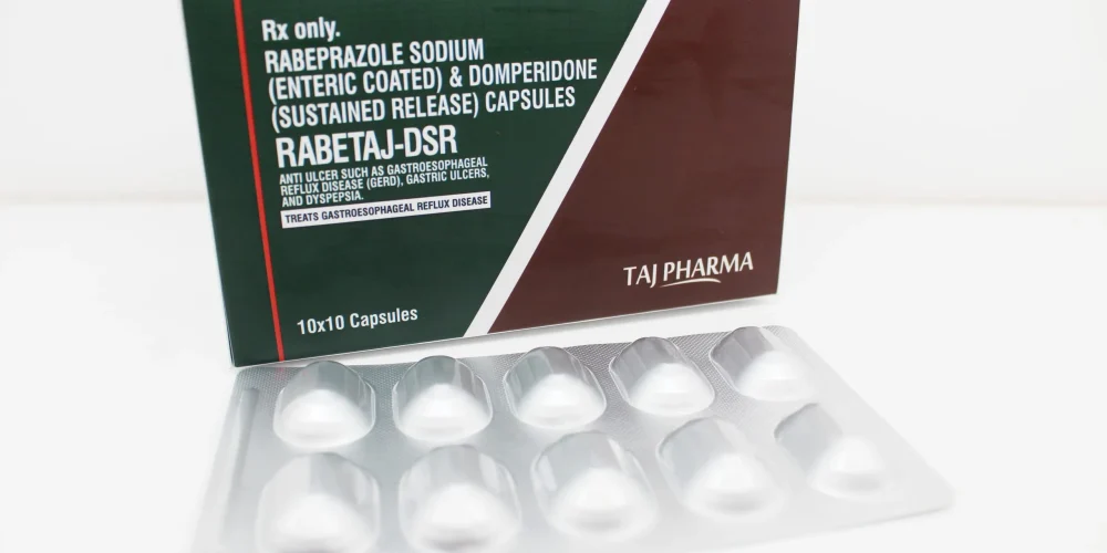 Rabeprazole (EC)40mg + Domperidone (SR)30mg Capsules Manufacturer s India &amp; Pioneer Exporters