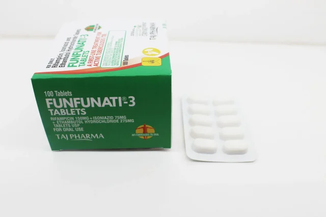 Rifampicin + Isoniazid + Ethambutol Hydrochloride Tablets   150mg+75mg+275mg