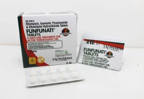 Rifampicin + Isoniazid + Pyrazinamide + Ethambutol Hydrochloride Tablets 150mg+75mg+400mg+275mg