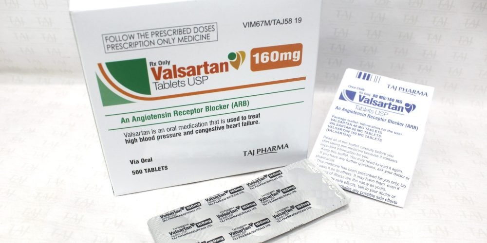 Valsartan Tablets USP 160mg Taj Pharma