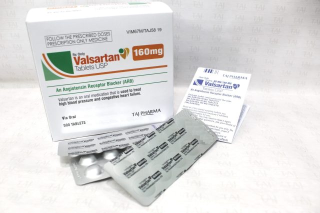  Valsartan Tablets USP 160 mg Taj Pharmaceuticals