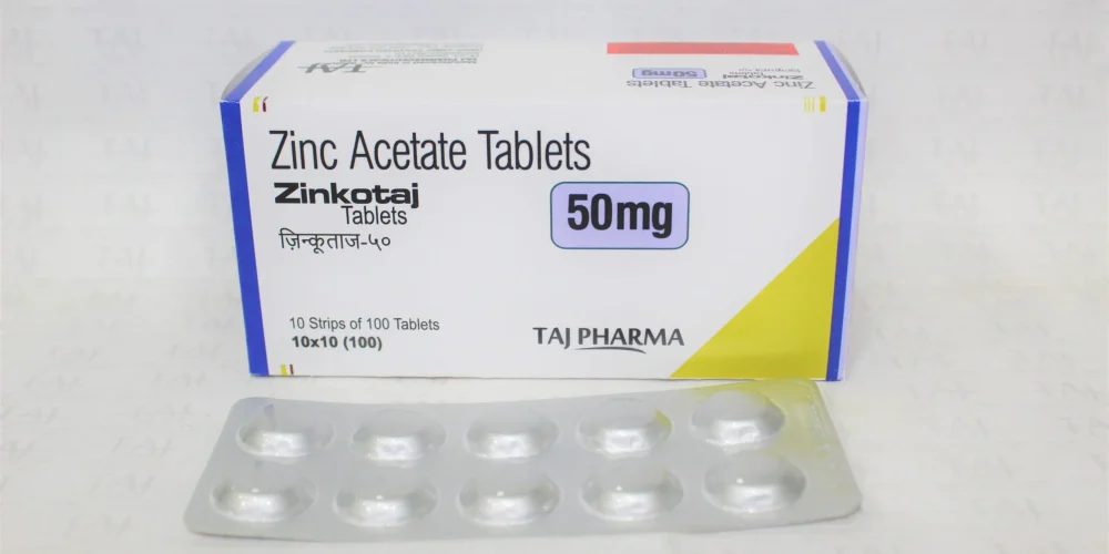 Zinc acetate Tablets 50mg Manufacturers India, Suppliers