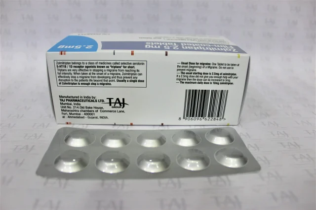 Zolmitriptan Tablets 2.5mg  