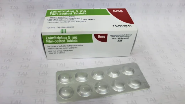 Zolmitriptan Tablets 5mg Manufacturers India & Pioneer Exporters
